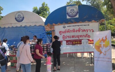 เยี่ยมเยียน ผู้ประสบภัยน้ำท่วม ชุมชนห้วยม่วง อุบลราชธานี 2 พ.ย. 65